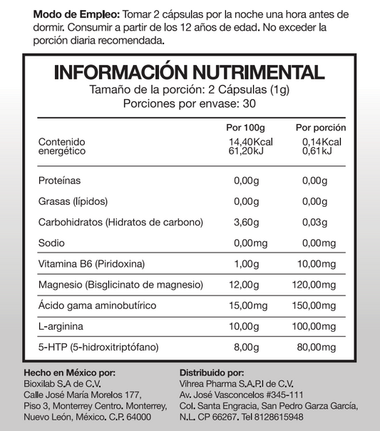 Acufe-NO Triptófano (PM)