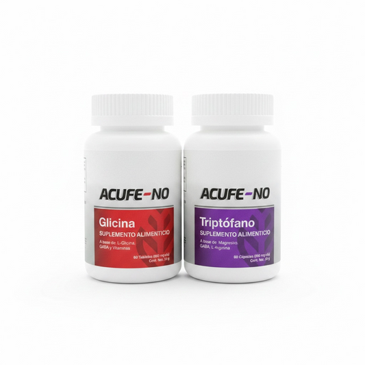 ACUFE-NO Combo Glicina (Relax) y Triptófano (PM)